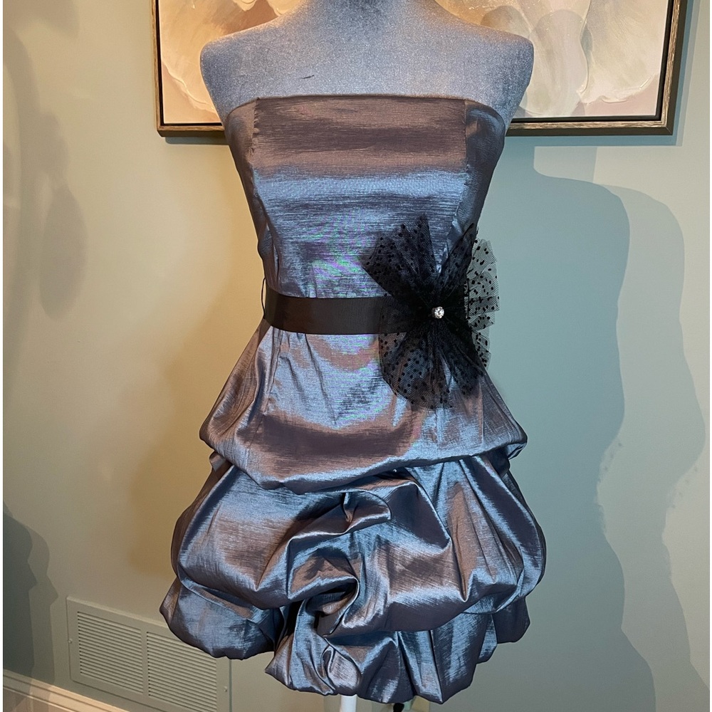 Slate Blue, size 3, City Triangles dress, Like New